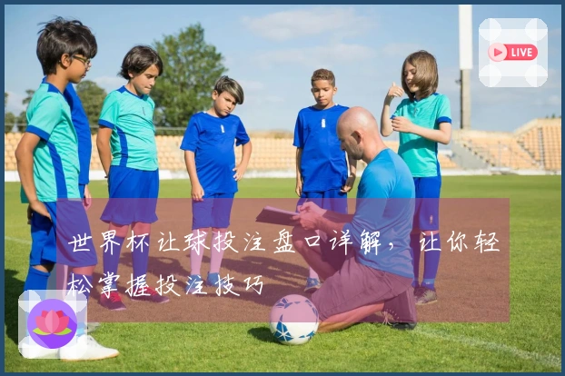 世界杯让球投注盘口详解，让你轻松掌握投注技巧